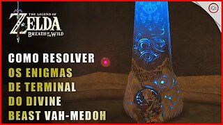 Zelda Breath of the Wild, Como resolver os enigmas de terminais no Divine Beast Vah-Medoh