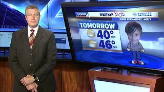 Today's weather kid: Jesse