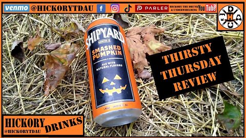 Shipyard Smashed Pumpkin Review | Hickory Drinks | Thirsty Thursday | Pumpkin Beer Season