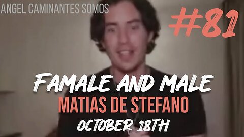 Esoterically Understanding "Male" & "Female". | Matías De Stefano