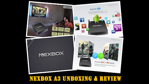UNBOXING NEXBOX A3 AMLOGIC S912 OCTA-CORE 2GB-16GB SMART ANDROID TV BOX MÉDIA PLAYER