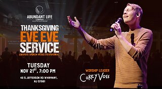 Thanksgiving Eve Eve Service 2023