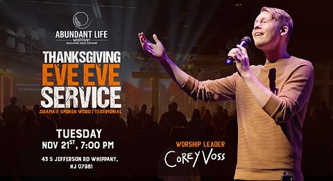 Thanksgiving Eve Eve Service 2023