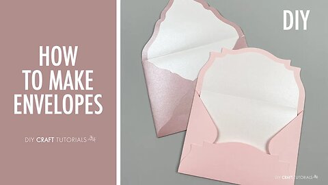 HOW TO MAKE AN ENVELOPE WITH PAPER | DIY ENVELOPES | DIY Craft Tutorials