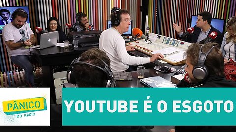 "O YouTube é o esgoto da comunicação", define Emílio Surita | Pânico