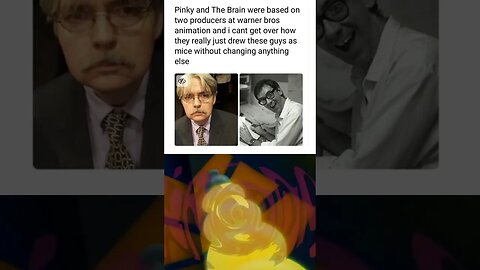 Pinky and the Brain based on these two? is this true?