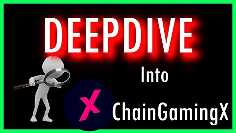 DEEPDIVE into ChainGamingX Fair Launch Presale!