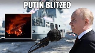 Ukrainian kamikaze drone blitz humiliates Putin as Russia stages 'show of strength' Navy Day parade