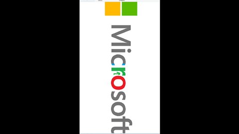 Up Jesus's nose in Microsoft Logo