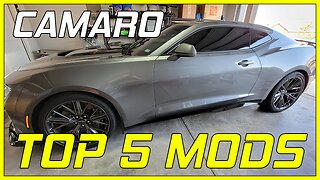 Top 5 Camaro Mods To Do - 2016+ Camaro - ZL1 / SS / LT1 / +