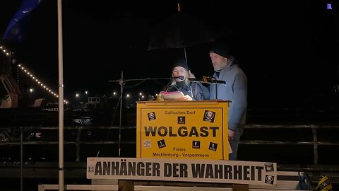 Wolgast - Maria wie immer mit einer starken Rede 24-10-2023