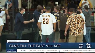 Padres opening day excitement hits East Village