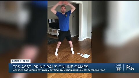 Proud 2 Be OK: TPS Asst. Principal Posts Online Physical Education Games to Keep Kids Fit