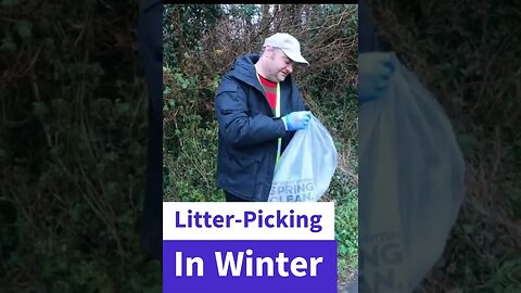 Litter Picking in Winter - Music by @Metal Matt #LitterPicking #Shorts