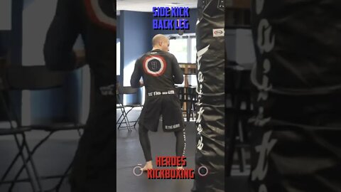 Heroes Training Center | Kickboxing & MMA - Side Kick - Back | #Shorts