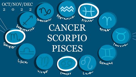 WATER SIGNS: Cancer / Scorpio / Pisces 💧 The Next 3 Months (Oct, Nov, Dec) — You May Have Met Your Soulmate, But it’s These Poisons Keeping You in Limbo. Upcoming Deep Shadow-Work Will Reconcile This. Major Processing and Integration Needed!