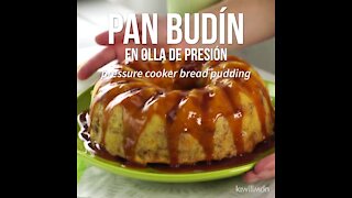Bread Pudding in Pressure Cooker