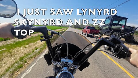 Harley motorcycle vlog/ I just saw lynryd Skynyrd and ZZ Top