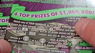 Scratching two $20 Lottery Ticket Scratch Offs!