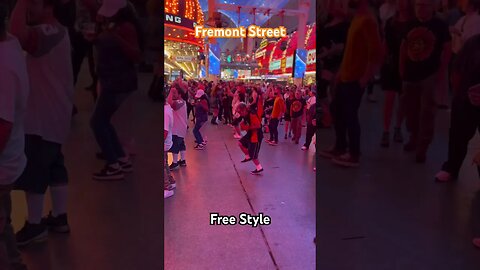 Free Style Dance Steps - C Walk - FREMONT St