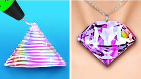 Lovely DIY Jewelry -- Epoxy Resin, 3D Pen, Glue Gun Crafts