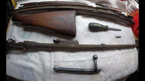 Enfield No 1 Mk III* Deep Cleaning and Conservation Part 1 -- Disassembly