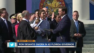 Ron DeSantis sworn in as Florida's new governor