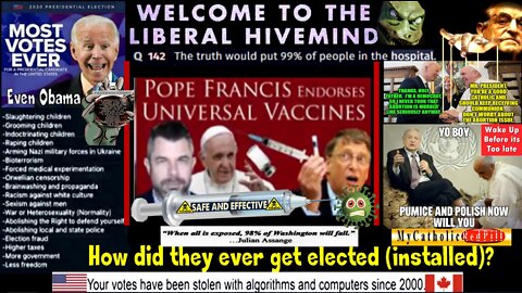 Pope Francis Endorses Universal Vaccines: Great Reset [repost]