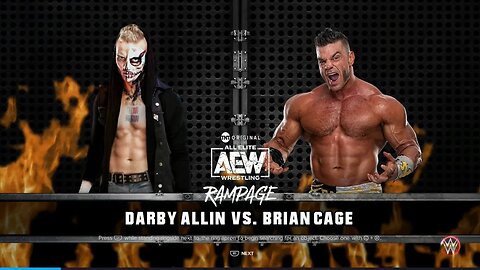AEW Rampage Darby Allin vs Brian Cage