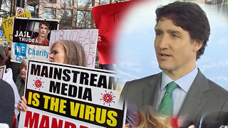 Justin Trudeau receives cold welcome from pro-freedom protesters in Vancouver