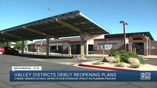 Two Arizona school districts roll out return plans