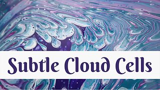 New method to create subtle cloud cells - Blick titanium white paint cell maker