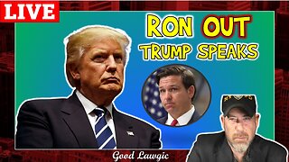 LIVE COVERAGE: Ron Drops Out- Trump Speaks