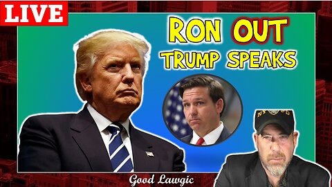 LIVE COVERAGE: Ron Drops Out- Trump Speaks