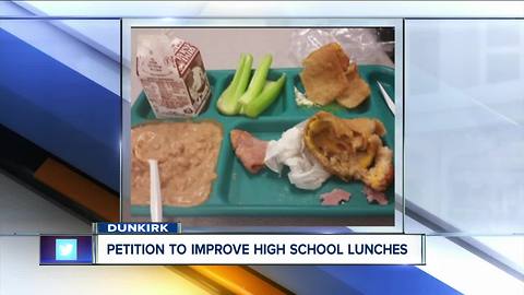 Petition to change Dunkirk high school lunches
