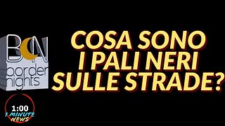 COSA SONO I PALI NERI SULLE STRADE? - 1 Minute News