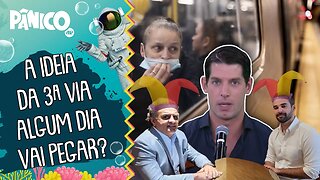 AÉCIO E EDUARDO LEITE COLOCAM CHAPÉU DE BOBO ENQUANTO EUA TIRAM AS MÁSCARAS NO METRÔ?