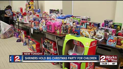 Every child who spent time in Shriners hospital received Christmas gift