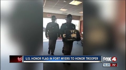 U.S. Honor Flag in Fort Myers to honor trooper