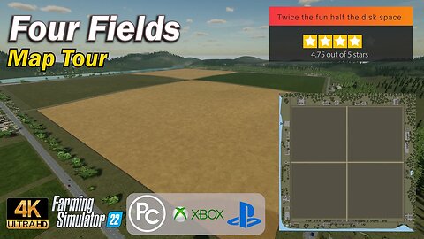 Four Fields | Map Tour | Farming Simulator 22