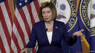 INEBRIATED SPEAKER NANCY PELOSI HAS A FREUDIAN SLIP - NANCY PELOSI THINKS TRUMP IS CURRENT PRESIDENT