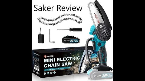 Saker Mini Electric Chainsaw Review #saker #chainsaw