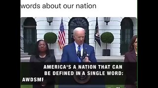 Breaking News. Joe Biden has an important message for the American Community.