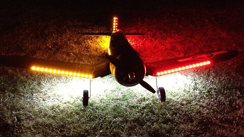 Night Flying Parkzone F4U Corsair Parkflyer - Round Two with the Blood Suckers!