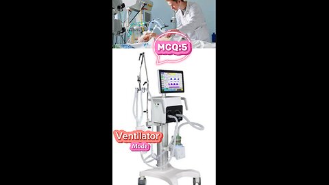 Ventilator mode MCQ: 3 , PCV mode of ventilation.mode ,#ventilation #pcvmode #ventilator #3dmedico