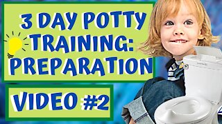 EASY 3 DAY POTTY TRAINING #2 - PREPARATION