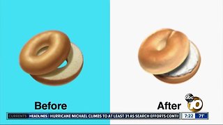 Apple pressured to change bagel emoji?