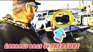 FOUND GARBAGE BAGS OF TREASURE in $850 storage unit
