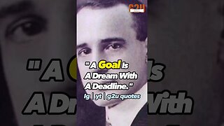 Napoleon Hill Quote│"From Dreamer to Achiever: Setting Goals and Meeting Deadlines"🔥│#quotes #goals