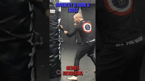 Heroes Training Center | Kickboxing & MMA "How To Double Up" Uppercut & Hook & Cross FH | #Shorts
